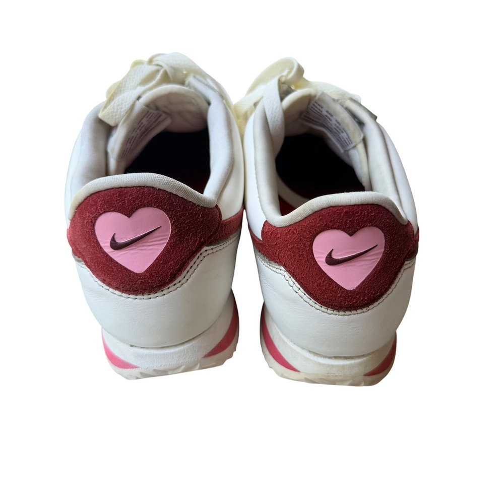 Nike Cortez Valentines Day 2024 Sail Red Heart FZ5167-133 Womens Size 8 - Picture 5 of 8